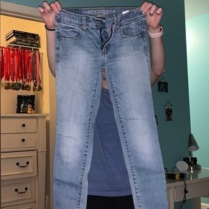 american eagle skinny jeans women’s size 00 short